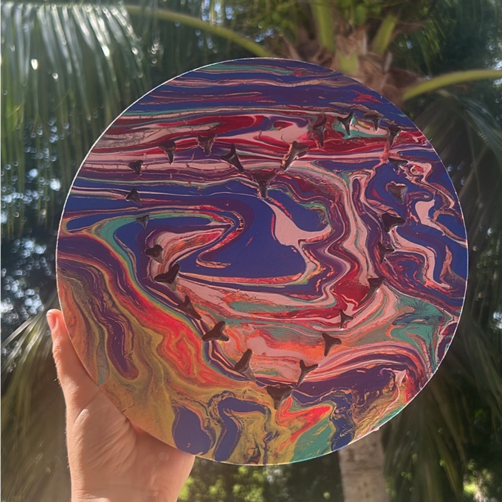 Shark tooth wall decor